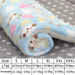 Planet Gates Dog Bed Thickened Dog Mat Pet Cat Soft Fleece Pad Blanket Bed Mat Cushion Home Washable Rug Keep Warm Pet Supplies cama perro