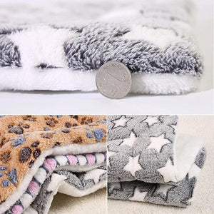 Planet Gates Dog Bed Thickened Dog Mat Pet Cat Soft Fleece Pad Blanket Bed Mat Cushion Home Washable Rug Keep Warm Pet Supplies cama perro