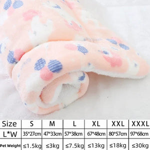 Planet Gates Dog Bed Thickened Dog Mat Pet Cat Soft Fleece Pad Blanket Bed Mat Cushion Home Washable Rug Keep Warm Pet Supplies cama perro