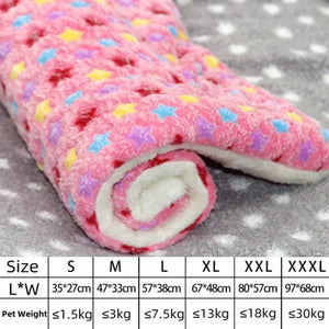 Planet Gates Dog Bed Thickened Dog Mat Pet Cat Soft Fleece Pad Blanket Bed Mat Cushion Home Washable Rug Keep Warm Pet Supplies cama perro