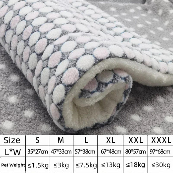 Planet Gates Dog Bed Thickened Dog Mat Pet Cat Soft Fleece Pad Blanket Bed Mat Cushion Home Washable Rug Keep Warm Pet Supplies cama perro