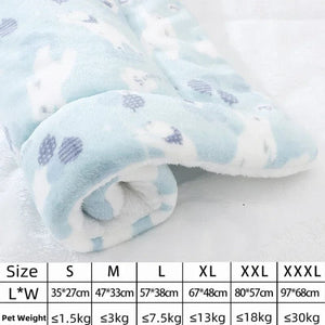 Planet Gates Dog Bed Thickened Dog Mat Pet Cat Soft Fleece Pad Blanket Bed Mat Cushion Home Washable Rug Keep Warm Pet Supplies cama perro