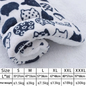 Planet Gates Dog Bed Thickened Dog Mat Pet Cat Soft Fleece Pad Blanket Bed Mat Cushion Home Washable Rug Keep Warm Pet Supplies cama perro