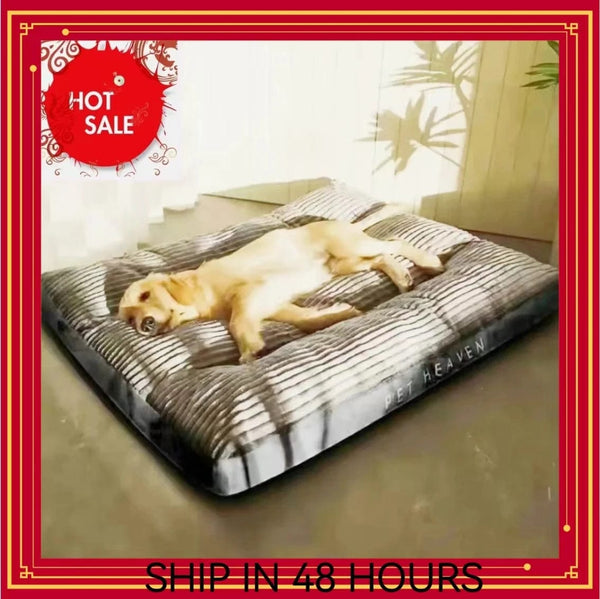 Planet Gates Dog Bed Washable Kennel four seasons Pet Large Sofa Plus Corduroy Thick Deep Sleep Cushion Puppy Mat for Small To Large Dogs