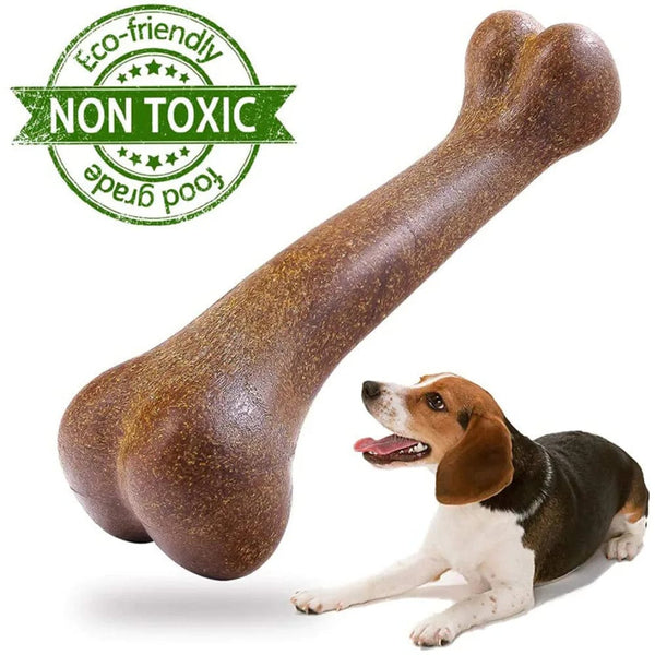 Planet Gates Dog Bone Chews Toys Nearly Indestructible Natural Non-Toxic Anti-bite Puppy Toys For Small Medium Large Dog Pet Chew Game Dental