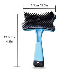 Planet Gates Dog Brush Cat Grooming Brush Self Cleaning Static Free Massage Comb Stable Thicker Bristles Pet Supplies To Remove Loose Fur