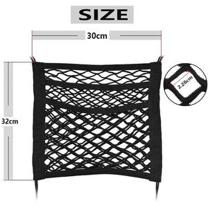 Planet Gates Dog Car Net Barrier Pet Travel Safety Barrier Car Carrier Rear Seat Fence Anti-collision for Child and Pets with Storage Bag