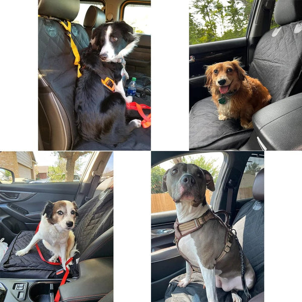 Planet Gates Dog Car Seat Covers 100% Waterproof Pet Cat Dog Carrier Mat Seat Cover for Cars Trucks and SUV Front Seat