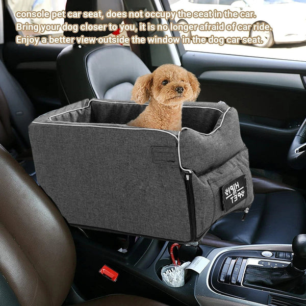 Planet Gates Dog Car Seat Pet Supplies Travel Bags for Dogs Cats Portable Car Central Console Dog Car Seat Bed Carrier Safety Cat Accessories