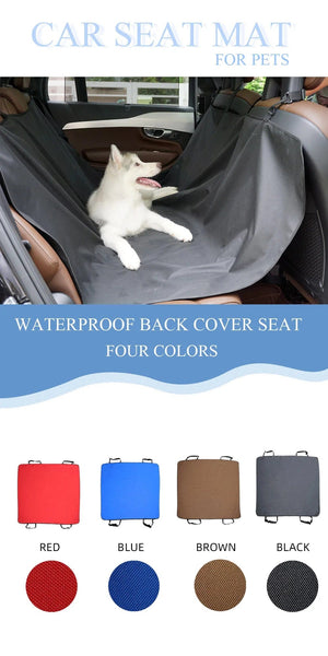 Planet Gates Dog Carriers Waterproof Rear Back Pet Dog Car Seat Cover Mats Hammock Protector Travel Accessories Trunk Mat Easy to Use