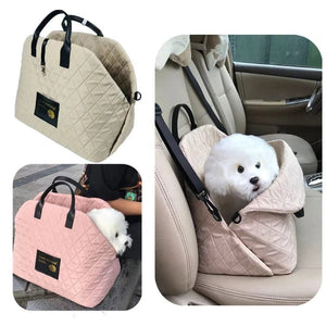 Planet Gates Dog Cats Car Seat Protector Bag Portable Soft fabric Dog cat Carrier Bags, for Dogs Cats Travel Warm Shoulder Bag Dog Supplies