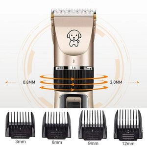 Planet Gates Dog Clipper Dog Hair Clippers Grooming (Pet/Cat/Dog/Rabbit) Haircut Trimmer Shaver Set Pets Cordless Rechargeable Professional