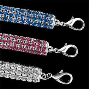 Planet Gates Dog Collar Rhinestone Jewelry Chihuahua Crystal Jewelry Adjustable Engraved Text Dog Collar
