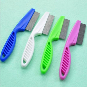 Planet Gates Dog comb Cat dog pet stainless steel comfortable flea comb Home pet animal care protection flea comb