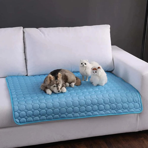 Planet Gates Dog Cooling Mat Summer Pad for Dogs Cat Blanket Breathable dog Bed Kennel Puppy Sleeping Sofa Cushion Dog Accessories