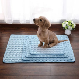 Planet Gates Dog Cooling Mat Summer Pad for Dogs Cat Blanket Breathable dog Bed Kennel Puppy Sleeping Sofa Cushion Dog Accessories