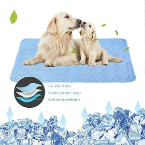 Planet Gates Dog Cooling Mat Summer Pad for Dogs Cat Blanket Breathable dog Bed Kennel Puppy Sleeping Sofa Cushion Dog Accessories