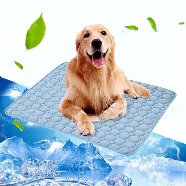 Planet Gates Dog Cooling Mat Summer Pad for Dogs Cat Blanket Breathable dog Bed Kennel Puppy Sleeping Sofa Cushion Dog Accessories
