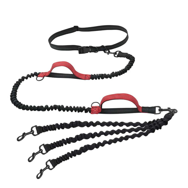 Planet Gates Dog Leash Hands-free Leash Suitable for Pets Running and Walking Dog Harness Collar Jogging Leash Adjustable Multi-Dog Leash Use