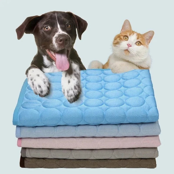 Planet Gates Dog Mat Cooling Summer Pad For Dogs Cat Blanket Sofa Breathable Pet Bed Washable For Small Medium Large Dogs