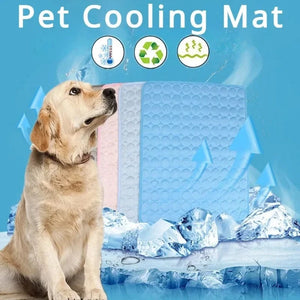 Planet Gates Dog Mat Cooling Summer Pad For Dogs Cat Blanket Sofa Breathable Pet Bed Washable For Small Medium Large Dogs