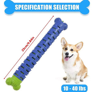 Planet Gates Dog Molar Stick Food Grade Bone Shape Dog Tooth Cleaning Interactive Bite Resistant for Small Pet with Slight Bite Force
