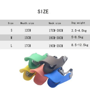 Planet Gates Dog Muzzle Silicone Duck Muzzle Mask for Pet Dogs Anti Bite Stop Barking Small Large Dog Mouth Muzzles Pet Dog Accessories