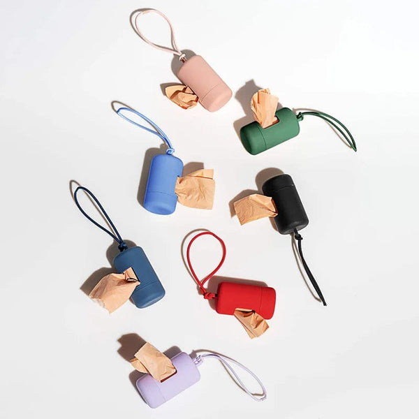 Planet Gates Dog Poop Bag Carrier Luxury Portable Dog Pet Waste Bag Dispenser Stylish Dog Garbage Holder Dispensers Pet Cleaning Supplies