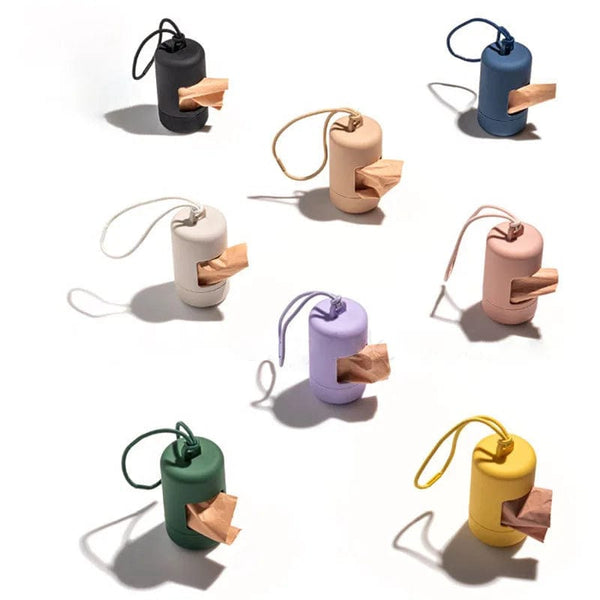 Planet Gates Dog Poop Bag Carrier Luxury Portable Dog Pet Waste Bag Dispenser Stylish Dog Garbage Holder Dispensers Pet Cleaning Supplies
