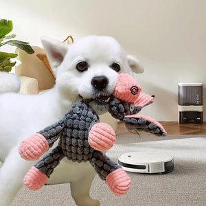 Planet Gates Dog Sounding Toy Molar Training Decompress Interactive Bite Resistant Donkey Shape Plush Toys Pet Supplies