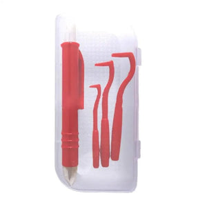 Planet Gates Dog Tick Remover Tool 4 pcs Tick Remover Kit for Cats and Dogs Flea Remover Comb Lice Supplies for Pet Dog Cat Human Horse