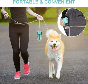 Planet Gates Dog Water Bottle - Foldable Dog Water Dispenser for Outdoor Walking, Portable Pet Water Bottle for Travel, Leak Proof,BPA Free