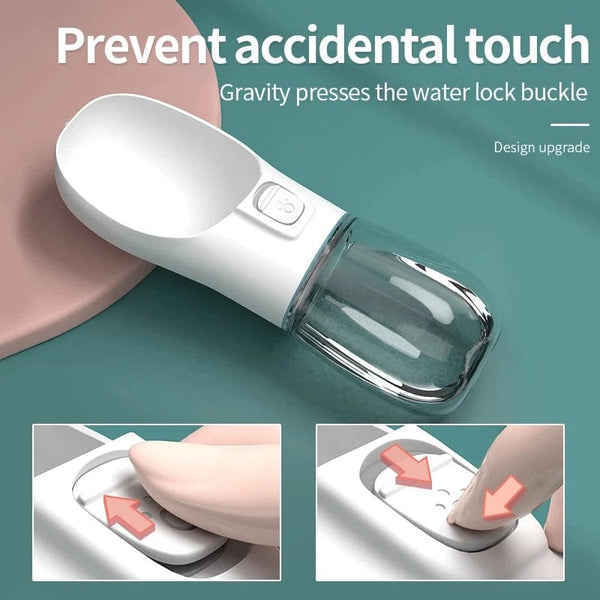 Planet Gates Dog Water Bottle Portable Pet Drinking Bottle for Dogs Cats Outdoor Travel Walking Puppy Drinker Kitten Waterer Dog Accessories