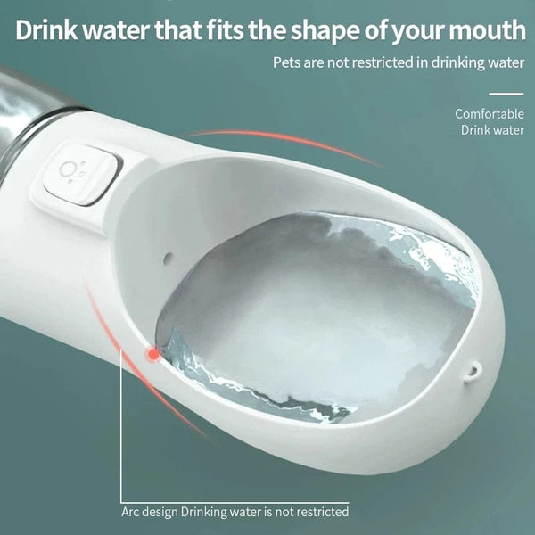 Planet Gates Dog Water Bottle Portable Pet Drinking Bottle for Dogs Cats Outdoor Travel Walking Puppy Drinker Kitten Waterer Dog Accessories