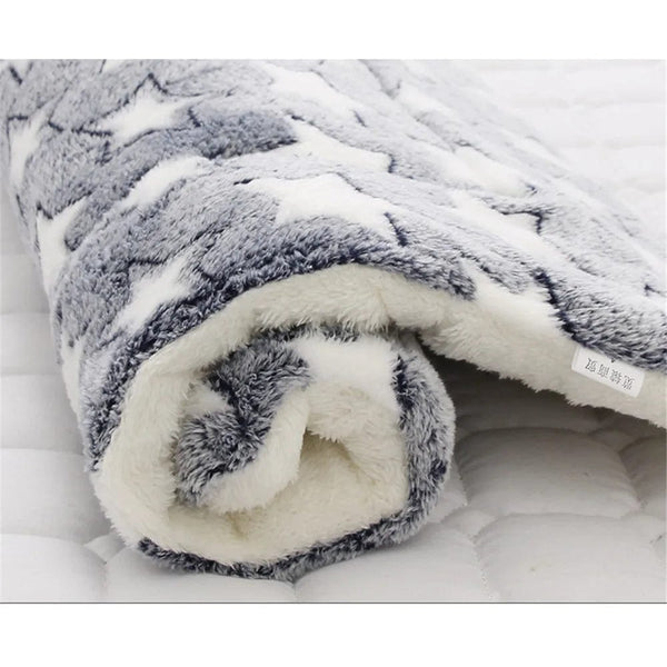 Planet Gates Dogs Cats Blanket Bed Mat Soft Coral Fleece Winter Thicken Warm Sleeping Dog Beds for Small Pet Medium Supply Dropshipping