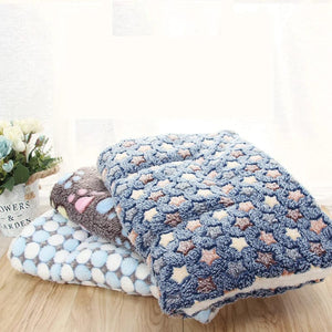 Planet Gates Dogs Cats Blanket Bed Mat Soft Coral Fleece Winter Thicken Warm Sleeping Dog Beds for Small Pet Medium Supply Dropshipping