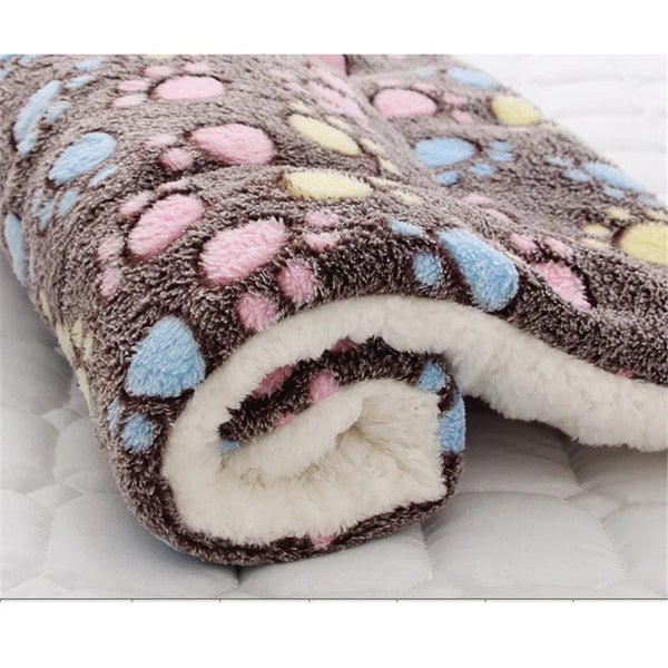 Planet Gates Dogs Cats Blanket Bed Mat Soft Coral Fleece Winter Thicken Warm Sleeping Dog Beds for Small Pet Medium Supply Dropshipping