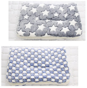 Planet Gates Dogs Cats Blanket Bed Mat Soft Coral Fleece Winter Thicken Warm Sleeping Dog Beds for Small Pet Medium Supply Dropshipping