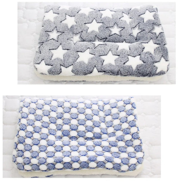 Planet Gates Dogs Cats Blanket Bed Mat Soft Coral Fleece Winter Thicken Warm Sleeping Dog Beds for Small Pet Medium Supply Dropshipping