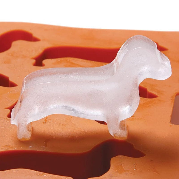 Planet Gates dogs Creative Silicone Dachshund Puppy Shaped Ice Cube Chocolate Cookie Mold DIY Home Ice Tray Kitchen Tools silicone mold gadgets