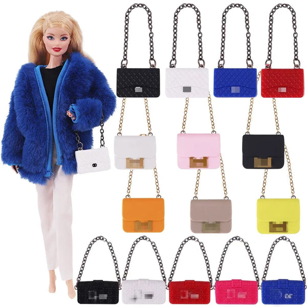 Planet Gates Doll Accessories Handbag For Barbie Clothes And 1/6 BJD Blyth,Toys For Girls,Birthday Christmas Gifts