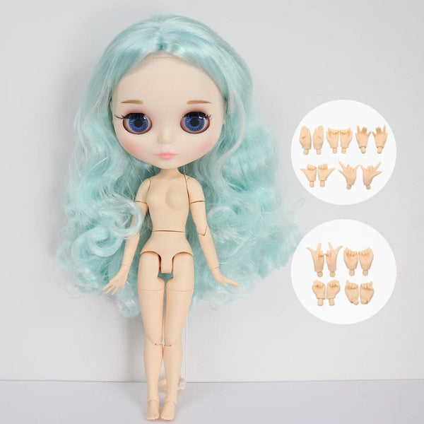 Planet Gates Doll and hands AB / CHINA / 30cm height ICY DBS Blyth Doll Joint Body 30CM BJD Toy White Shiny Face and frosted Face with Extra Hands AB and Panel 1/6 DIY Fashion Doll