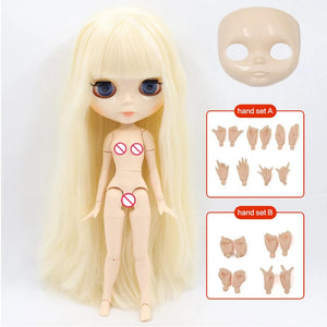 Planet Gates Doll and hands AB / CHINA / 30cm height ICY DBS Blyth Doll Joint Body 30CM BJD Toy White Shiny Face and frosted Face with Extra Hands AB and Panel 1/6 DIY Fashion Doll