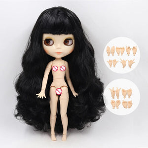 Planet Gates Doll and hands AB / CHINA / 30cm height ICY DBS Blyth Doll Joint Body 30CM BJD Toy White Shiny Face and frosted Face with Extra Hands AB and Panel 1/6 DIY Fashion Doll