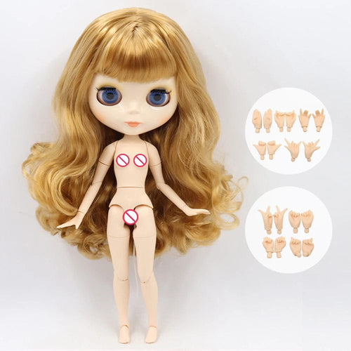 Planet Gates Doll and hands AB / CHINA / 30cm height ICY DBS Blyth Doll Joint Body 30CM BJD Toy White Shiny Face and frosted Face with Extra Hands AB and Panel 1/6 DIY Fashion Doll