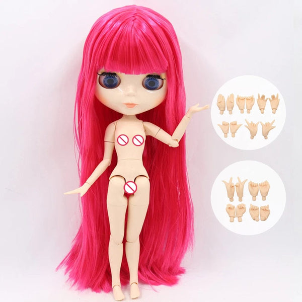 Planet Gates Doll and hands AB / CHINA / 30cm height ICY DBS Blyth Doll Joint Body 30CM BJD Toy White Shiny Face and frosted Face with Extra Hands AB and Panel 1/6 DIY Fashion Doll