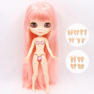 Planet Gates Doll and hands AB / CHINA / 30cm height ICY DBS Blyth Doll Joint Body 30CM BJD Toy White Shiny Face and frosted Face with Extra Hands AB and Panel 1/6 DIY Fashion Doll