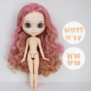Planet Gates Doll and hands AB / CHINA / 30cm height ICY DBS Blyth Doll Joint Body 30CM BJD Toy White Shiny Face and frosted Face with Extra Hands AB and Panel 1/6 DIY Fashion Doll