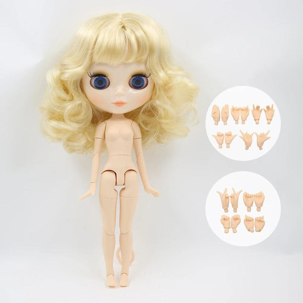 Planet Gates Doll and hands AB / CHINA / 30cm height ICY DBS Blyth Doll Joint Body 30CM BJD Toy White Shiny Face and frosted Face with Extra Hands AB and Panel 1/6 DIY Fashion Doll