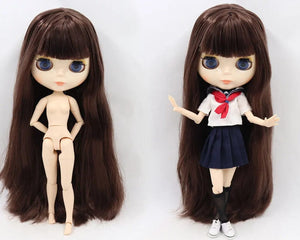 Planet Gates Doll and hands AB / CHINA / 30cm height ICY DBS Blyth Doll Joint Body 30CM BJD Toy White Shiny Face and frosted Face with Extra Hands AB and Panel 1/6 DIY Fashion Doll